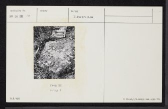 Black Hill 1, NH56SE 10, Ordnance Survey index card, Recto