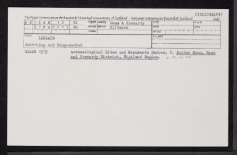 Lemlair, NH56SE 12, Ordnance Survey index card, Recto