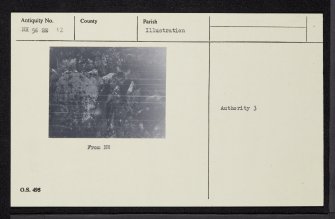 Lemlair, NH56SE 12, Ordnance Survey index card, Recto
