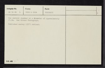Heights Of Brae, NH56SW 2, Ordnance Survey index card, page number 3, Recto
