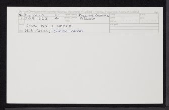 Strath Sgitheach, NH56SW 10, Ordnance Survey index card, Recto