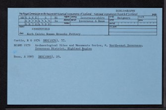 Stoneyfield, NH64NE 6, Ordnance Survey index card, Recto