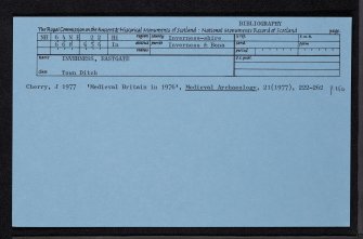 Inverness, Eastgate, NH64NE 22, Ordnance Survey index card, Recto