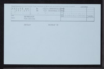 Drumrosach, NH64NE 99, Ordnance Survey index card, Recto