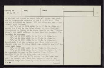 Arpafeelie, NH64NW 18, Ordnance Survey index card, page number 2, Verso