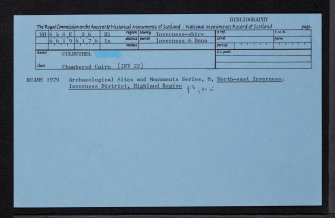 Culduthel, NH64SE 26, Ordnance Survey index card, Recto