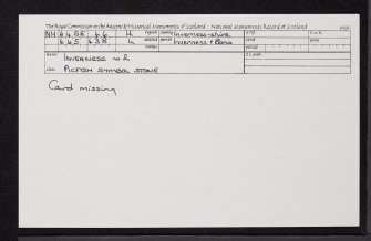 Inverness, NH64SE 46, Ordnance Survey index card, Recto