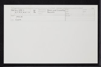 Inch, NH66NE 1, Ordnance Survey index card, Recto