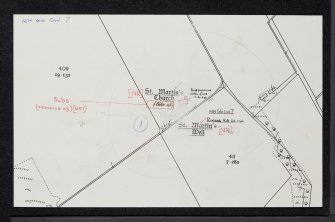 St Martin's Church And Well, NH66SW 7, Ordnance Survey index card, Recto