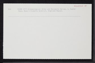 Moultavie, NH67SW 15, Ordnance Survey index card, Recto