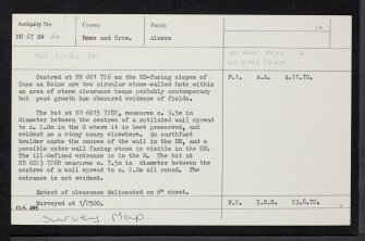 Wester Lealty, NH67SW 20, Ordnance Survey index card, Recto