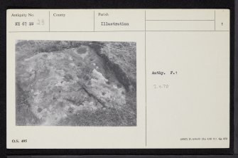 Ardoch, NH67SW 23, Ordnance Survey index card, page number 1, Recto