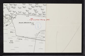 Ardoch, NH67SW 23, Ordnance Survey index card, Recto