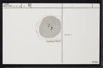 Ledmore Wood, NH68NE 2, Ordnance Survey index card, Recto