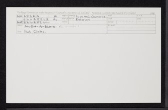 Polintark, NH68SE 3, Ordnance Survey index card, Recto