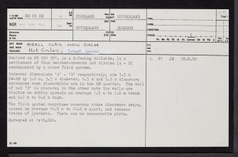 Meall Clais Nan Each, NH69NE 6, Ordnance Survey index card, page number 1, Recto