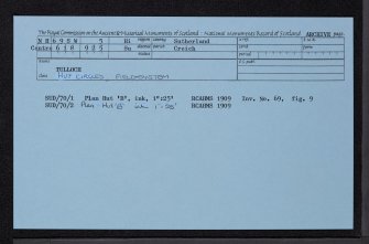 Tulloch, NH69SW 5, Ordnance Survey index card, Recto