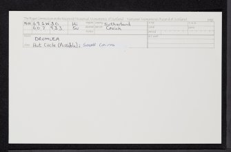 Drumlea, NH69SW 30, Ordnance Survey index card, Recto