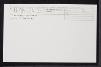 Morayston Farm, NH74NE 2, Ordnance Survey index card, Recto