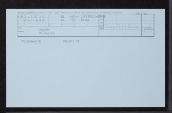 Newton, NH74NW 28, Ordnance Survey index card, Recto