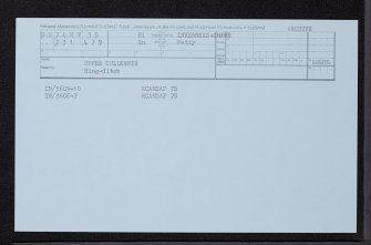 Upper Cullernie, NH74NW 35, Ordnance Survey index card, Recto
