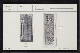 Rosemarkie, Church Place, Rosemarkie Parish Church, NH75NW 7, Ordnance Survey index card, Recto