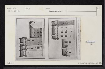 Cromarty Castle, NH76NE 2, Ordnance Survey index card, page number 2, Verso