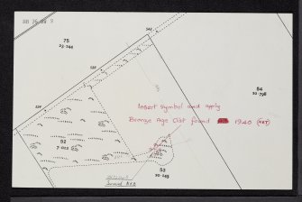 Blackstand, NH76SW 8, Ordnance Survey index card, Recto