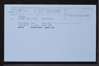 Kinrive, NH77NW 3, Ordnance Survey index card, Recto