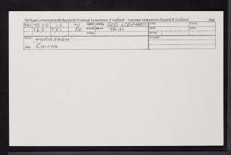 Rosehill, NH78SE 12, Ordnance Survey index card, Recto