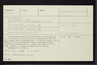 Torboll, NH79NW 3, Ordnance Survey index card, page number 3, Recto