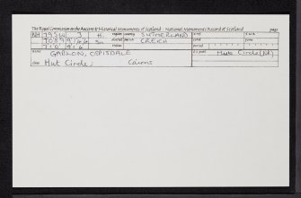Gablon, Ospisdale, NH79SW 3, Ordnance Survey index card, Recto