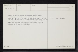 Leathad Leanaich, NH79SW 6, Ordnance Survey index card, page number 5, Recto