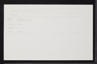 Tomatin, Railway Viaduct, NH82NW 28, Ordnance Survey index card, Recto