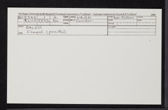 Daless, NH83NE 1, Ordnance Survey index card, Recto