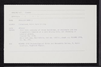 Rhilean Burn, NH83NE 7, Ordnance Survey index card, Recto