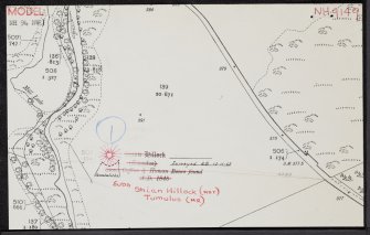 Shian Hillock, NH94NW 1, Ordnance Survey index card, Recto