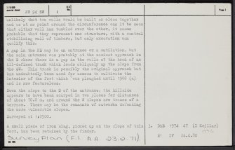 Dunearn, NH94SW 1, Ordnance Survey index card, page number 2, Verso