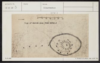 Auldearn, NH95SW 3, Ordnance Survey index card, Recto