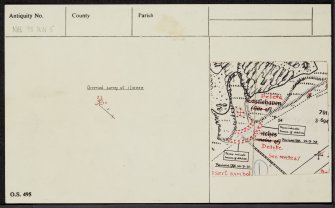 Castlehaven, NH98NW 5, Ordnance Survey index card, Recto