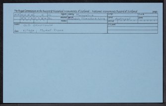 Old Grantown, NJ02NW 5, Ordnance Survey index card, Recto