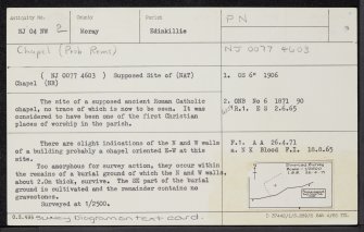 Ess Bridge, NJ04NW 2, Ordnance Survey index card, Recto