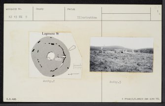 Lagmore West, NJ13NE 9, Ordnance Survey index card, page number 1, Recto