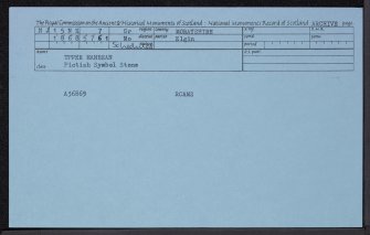 Upper Manbean, NJ15NE 7, Ordnance Survey index card, Recto