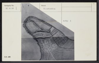 Burghead, NJ16NW 1, Ordnance Survey index card, Recto