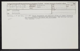 Lochinver, NJ16SE 14, Ordnance Survey index card, Recto