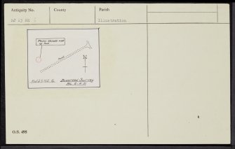 Blackstank, NJ23NE 6, Ordnance Survey index card, Recto