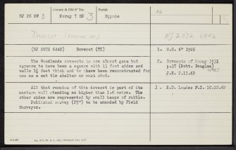 Woodlands, Dovecot, NJ26SW 3, Ordnance Survey index card, Recto