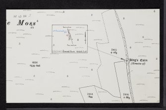 King's Cairn, NJ45NW 3, Ordnance Survey index card, Recto