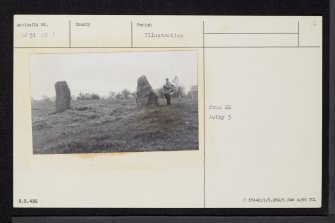 Druidstone, Druidsfield, NJ51NE 1, Ordnance Survey index card, Recto